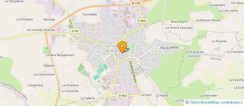 localisation de l'entreprise SERVICE DE REMPLACEMENT LA GUERCHE DE BRETAGNE  LA GUERCHE-DE-BRETAGNE