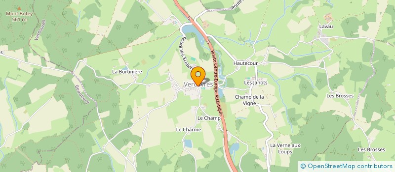 localisation de l'entreprise SERVICE DE REMPLACEMENT MONTS DU CHAROLLAIS à LA GUICHE