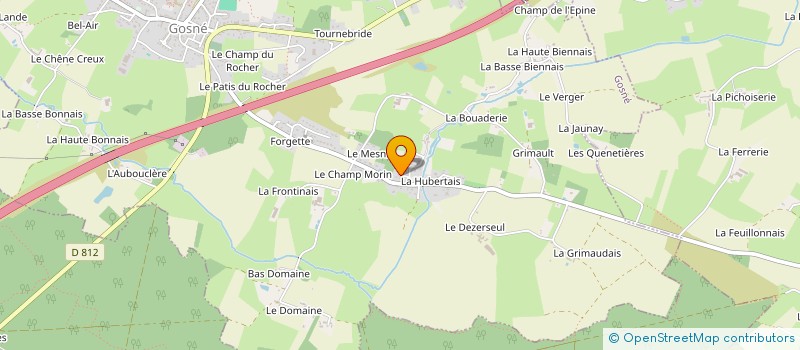 localisation de l'entreprise SERVICE DE REMPLACEMENT ST AUBIN DU CORMIER  RIVES-DU-COUESNON