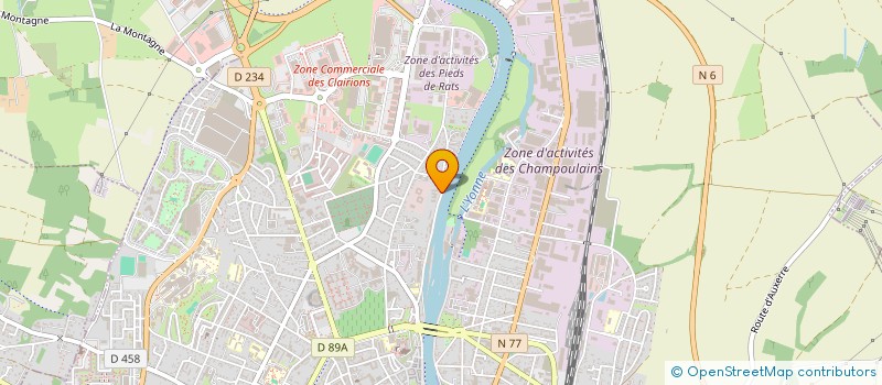 localisation de l'entreprise SERVICE DE REMPLACEMENT YONNE à AUXERRE