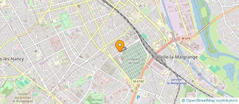 localisation de l'entreprise SERVICE DE SANTE AU TRAVAIL  VANDUVRE-LES-NANCY