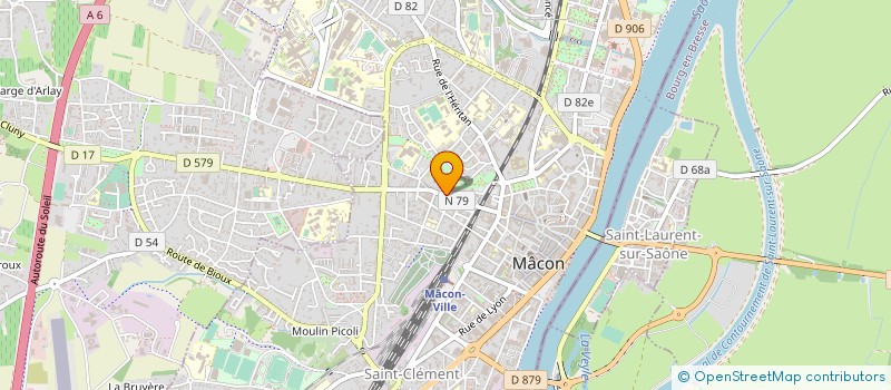 localisation de l'entreprise SERVICE DE SOINS A DOMICILE à MACON