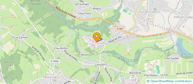 localisation de l'entreprise SERVICE DE SOINS A DOMICILE POUR PERSONNES AGEES LE GIFFRE à VIUZ-EN-SALLAZ