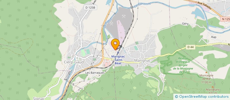 localisation de l'entreprise SERVICE DE SOINS INFIRMIERS A DOMICILE PAYS DE LUCHON à MARIGNAC