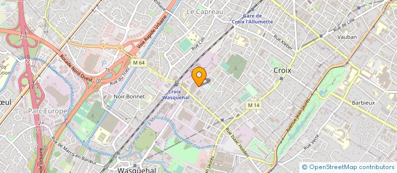 localisation de l'entreprise SERVICE DE TRAITEMENT GENERAL DES EAUX à CROIX