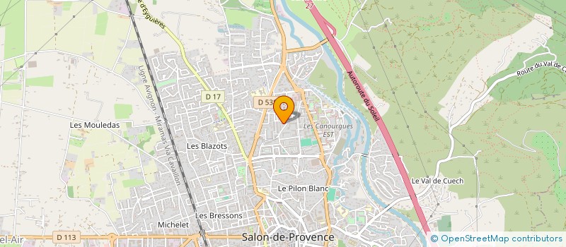 localisation de l'entreprise SERVICE DEPANNAGE CHAUFFAGE  SALON-DE-PROVENCE