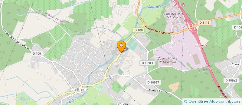 localisation de l'entreprise SERVICE DEPANNAGE LANGONNAIS à LA BREDE