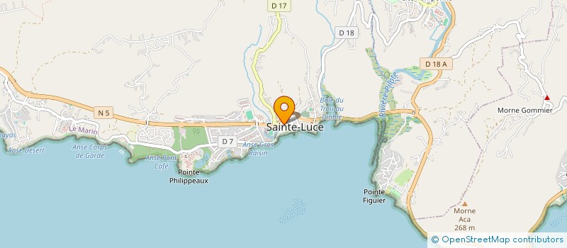 localisation de l'entreprise SERVICE DEPANNAGE PNEUMATIQUES  SAINTE-LUCE