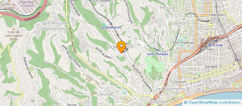 localisation de l'entreprise SERVICE DEPANNAGE RENOVATION à NICE