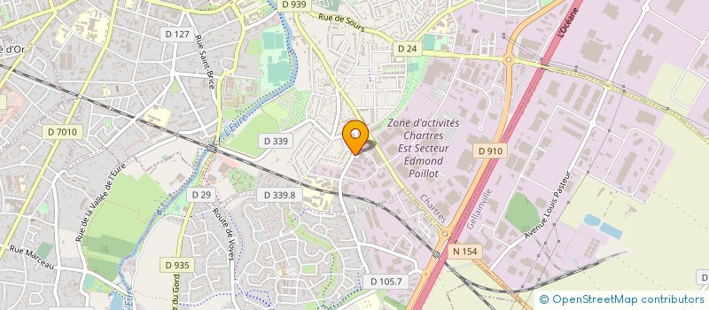 localisation de l'entreprise SERVICE DEPARTEMENTAL D'INCENDIE ET DE SECOURS D'EURE ET LOIR à CHARTRES