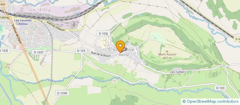 localisation de l'entreprise SERVICE DES EAUX DE VENAREY LES LAUMES à VENAREY-LES-LAUMES