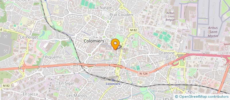 localisation de l'entreprise SERVICE DES EAUX DU SIVOM BANLIEU OUEST à COLOMIERS