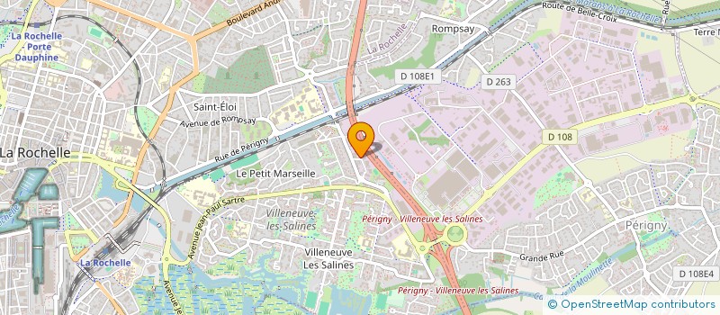 localisation de l'entreprise SERVICE DIFFUSION à LA ROCHELLE