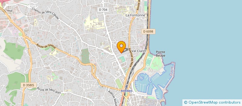 localisation de l'entreprise SERVICE DIFFUSION INFORMATIQUE  ANTIBES