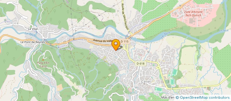 localisation de l'entreprise SERVICE DIFFUSION LEFEBVRE  CERET