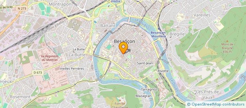 localisation de l'entreprise SERVICE DIOCESAIN DE LA FORMATION à BESANCON