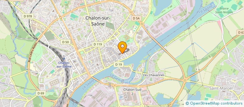 localisation de l'entreprise SERVICE DIOCESAIN PELERINAGES  CHALON-SUR-SAONE