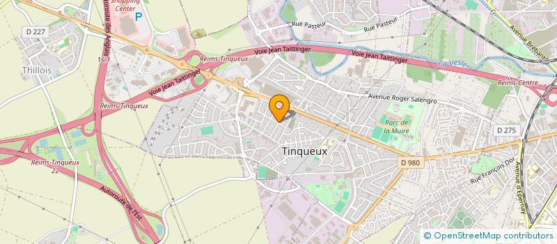 localisation de l'entreprise SERVICE DISTRIBUTION  TINQUEUX