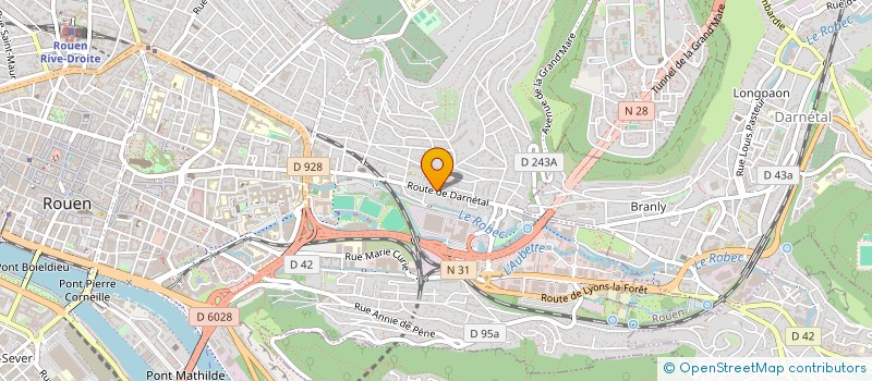 localisation de l'entreprise SERVICE DISTRIBUTION MATERIELS PRODUITS  ROUEN