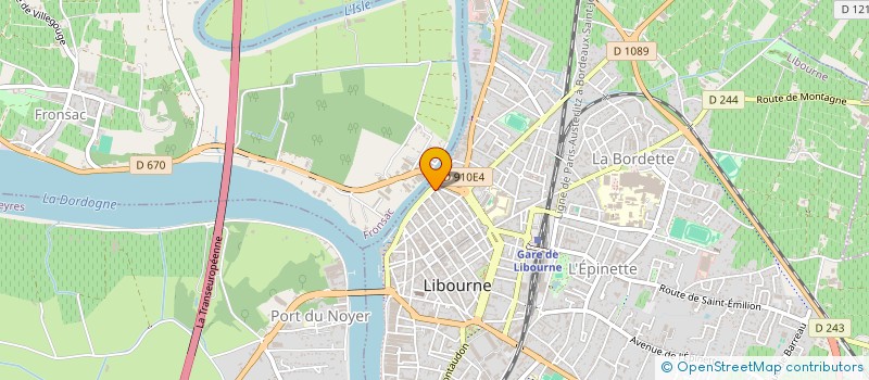 localisation de l'entreprise SERVICE DR 33  LIBOURNE