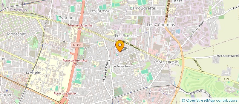 localisation de l'entreprise SERVICE DRIVER 69 à BRON