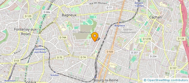 localisation de l'entreprise SERVICE DU BATIMENT à BAGNEUX