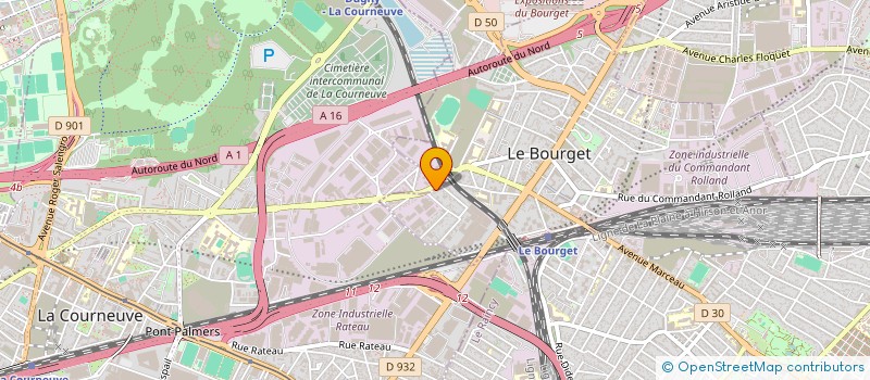localisation de l'entreprise SERVICE DU BATIMENT à LE BOURGET