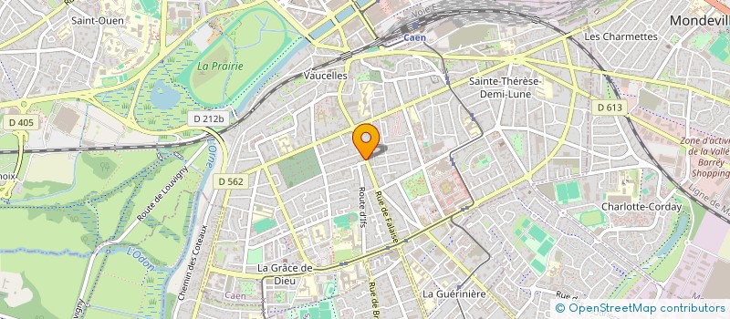 localisation de l'entreprise SERVICE DU COMMERCANT DIFFUSION  CAEN