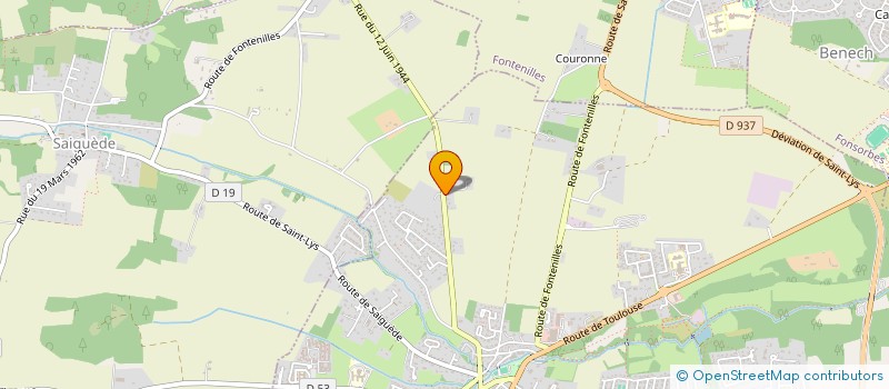 localisation de l'entreprise SERVICE DU SAVES  SAINT-LYS