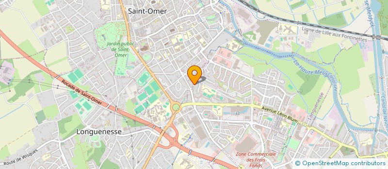 localisation de l'entreprise SERVICE DU TRAITEMENT DE L EAU DES PARTICULIERSZ STEP  LONGUENESSE