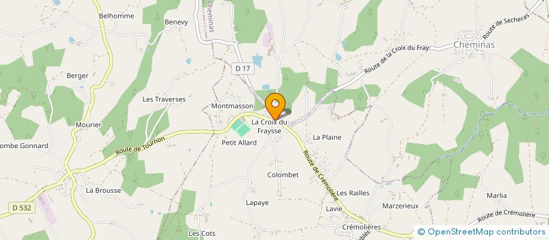localisation de l'entreprise SERVICE ELAGAGE DEBROUSSAILLAGE à ETABLES