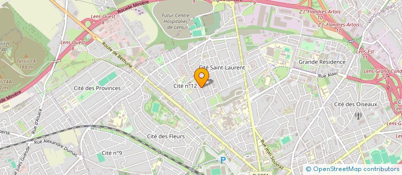 localisation de l'entreprise SERVICE ELECTRICITE DU NORD à LENS