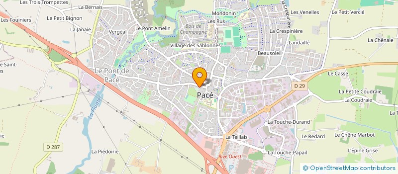 localisation de l'entreprise SERVICE ELECTRICITE GENERALE 35 à PACE
