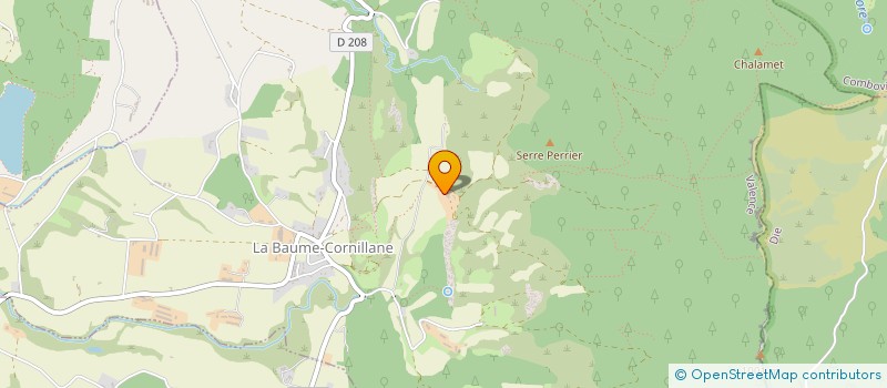 localisation de l'entreprise SERVICE ENERGIE RHONE ALPES  LA BAUME-CORNILLANE