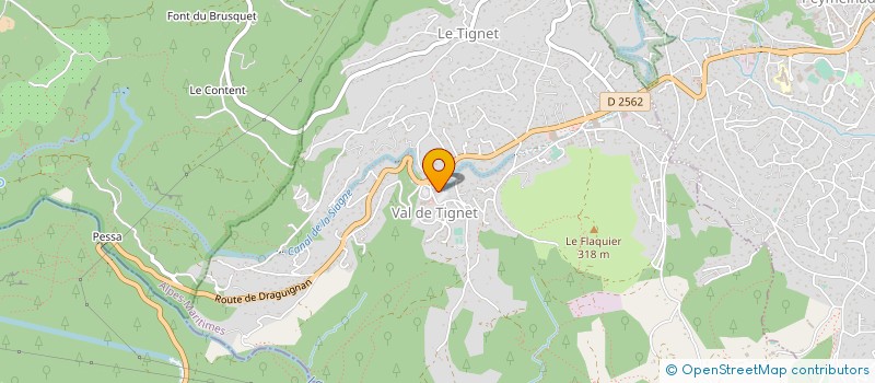 localisation de l'entreprise SERVICE ENTRET ARROSAG PISCINE à LE TIGNET