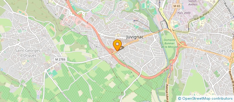 localisation de l'entreprise SERVICE ENTRET DISTRIB ELECTRO METALLURG à JUVIGNAC