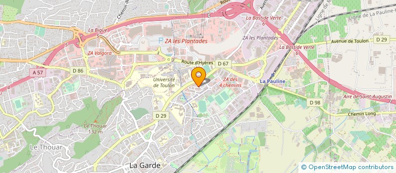localisation de l'entreprise SERVICE ENTRETIEN MAINTENANCE PACA à LA GARDE