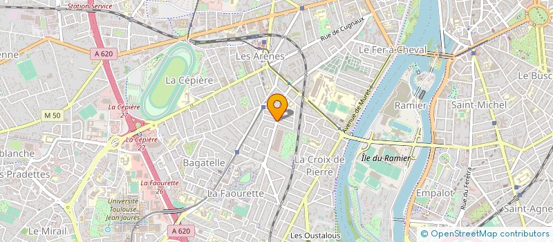 localisation de l'entreprise SERVICE ENTRETIEN RENOVATION COUVERTURE à TOULOUSE