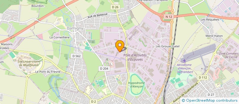localisation de l'entreprise SERVICE ENVIRONNEMENT PROPRETE à ALENCON