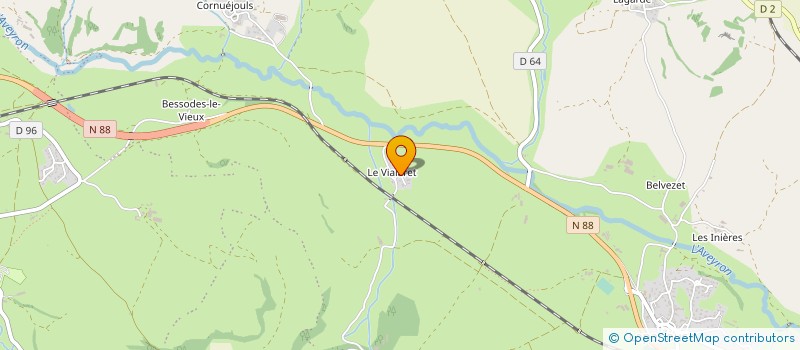 localisation de l'entreprise SERVICE EOLIEN BOULET  SEVERAC D'AVEYRON