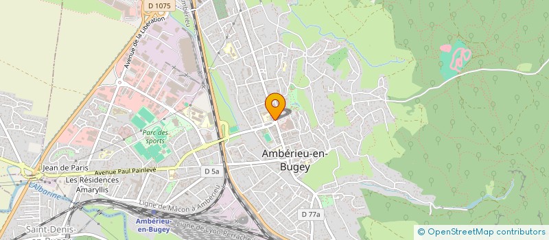 localisation de l'entreprise SERVICE EST REPRO à AMBERIEU-EN-BUGEY