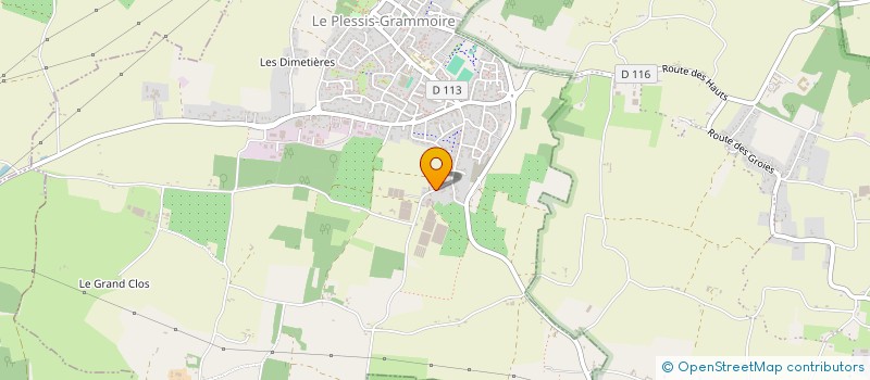 localisation de l'entreprise SERVICE ET CONSEIL EN FABRICATION, ETUDE ET CONCEPTION PLASTURGIE  LE PLESSIS-GRAMMOIRE