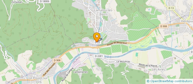 localisation de l'entreprise SERVICE ET MATERIEL ADAPTE à LAMALOU-LES-BAINS