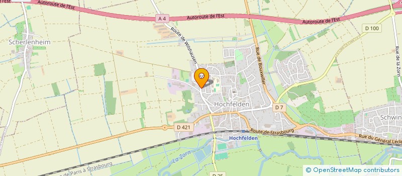 localisation de l'entreprise SERVICE ET POSE SARL à HOCHFELDEN