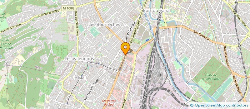 localisation de l'entreprise SERVICE ET RENOVATION à DIJON