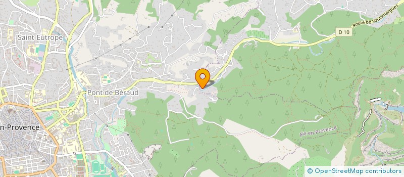 localisation de l'entreprise SERVICE ET TEMOIGNAGE à AIX EN PROVENCE