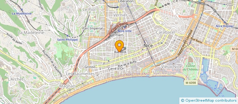 localisation de l'entreprise SERVICE ET TRANSPORT RAPIDE à NICE