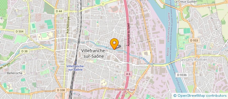 localisation de l'entreprise SERVICE ETANCHEITE PLUS à VILLEFRANCHE-SUR-SAONE
