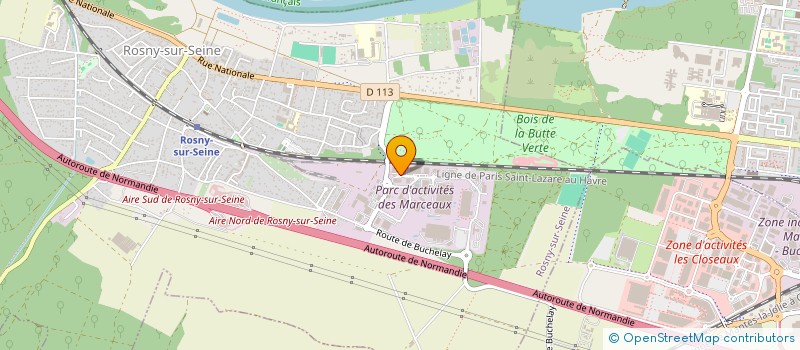 localisation de l'entreprise SERVICE ETUDE THERMIQ REGULAT INSTRUMENT  ROSNY-SUR-SEINE