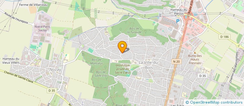 localisation de l'entreprise SERVICE EXCEL 91 à LA VILLE-DU-BOIS